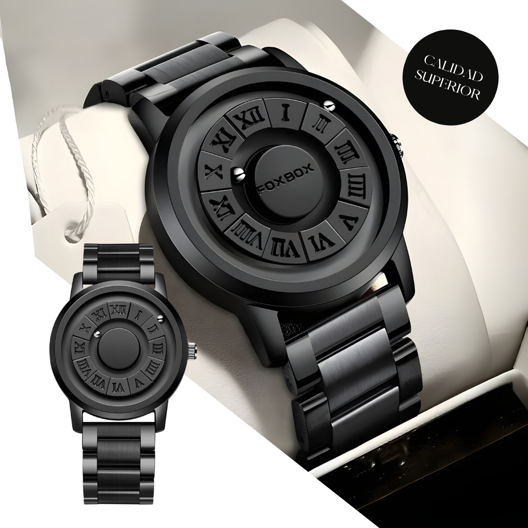 Foxbox Imperial Black™| El reloj que redefine el lujo masculino.