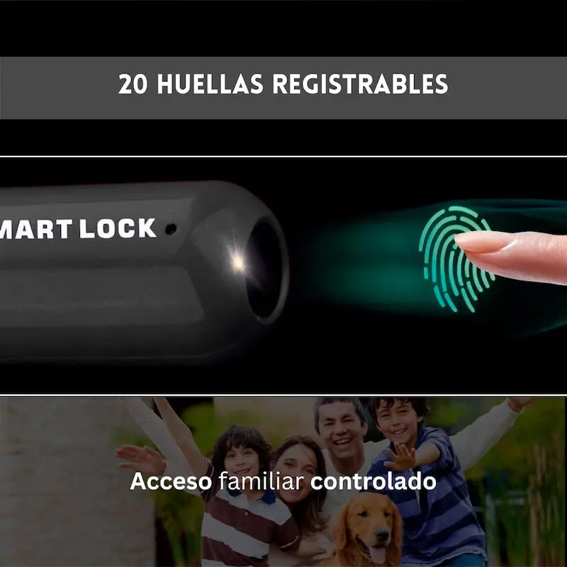 SmartLock Pro™ - Candado Inteligente con Huella Digital
